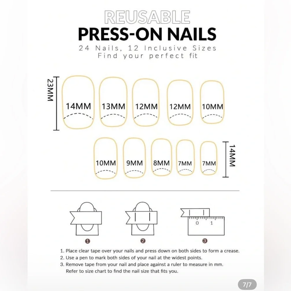 🐝 & 🐞Keychain with Colorful Enamel Accents and Bee Press-On Nails 3pc Gift Set - Picture 7 of 7